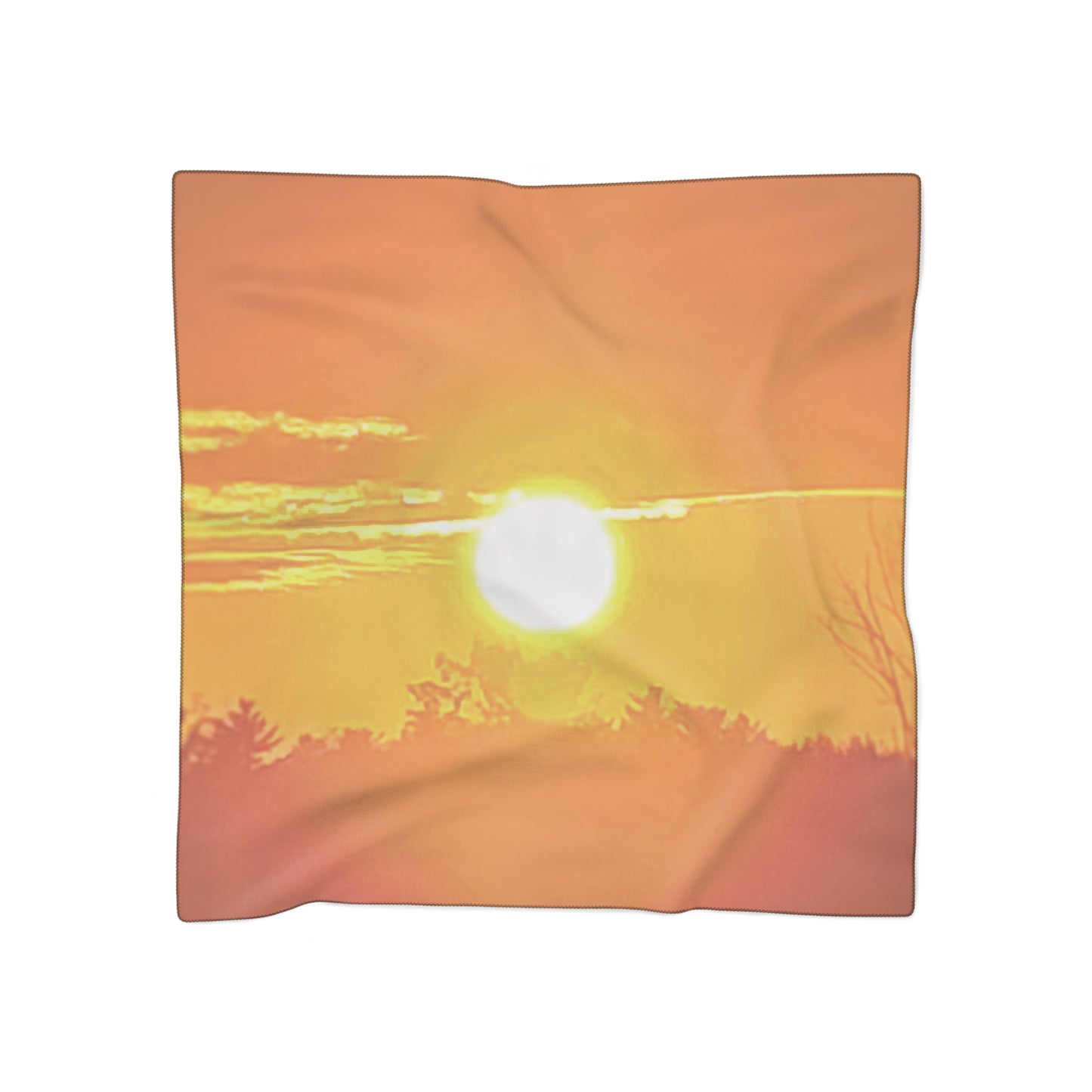 Custom Designed Scarf Available In Two Sizes From The Sunset Series at Intriguing Vistas