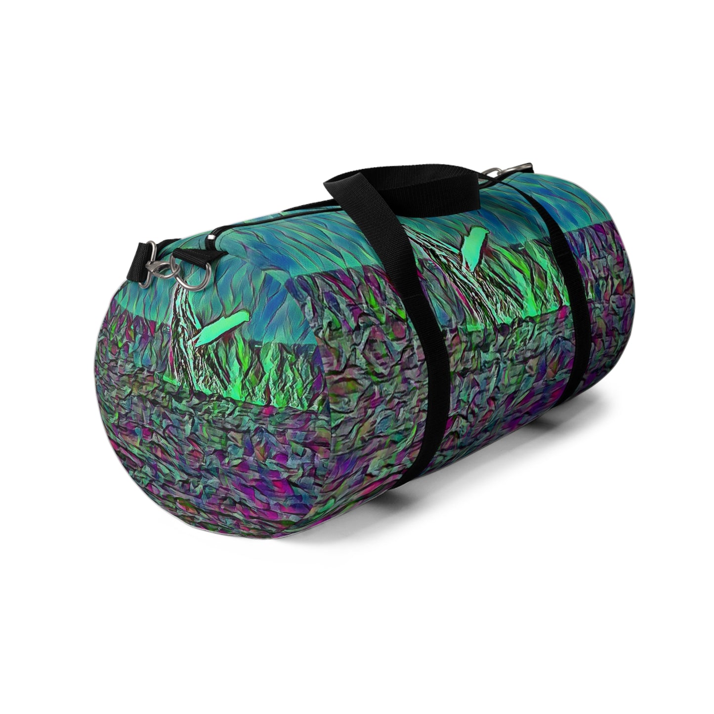 Custom Duffel Bag available in two sizes from the Wildlife Series at Intriguing Vistas