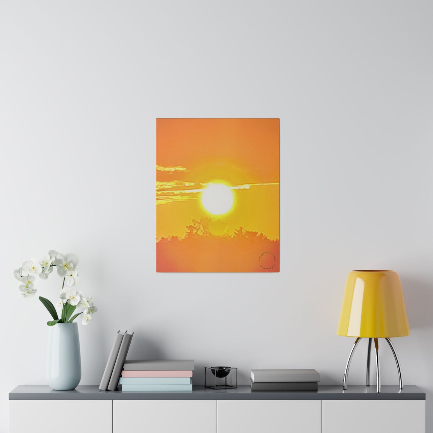 Intriguing Vistas™ Sunset Series Matte Canvas Print in 12 Portrait Sizes!!