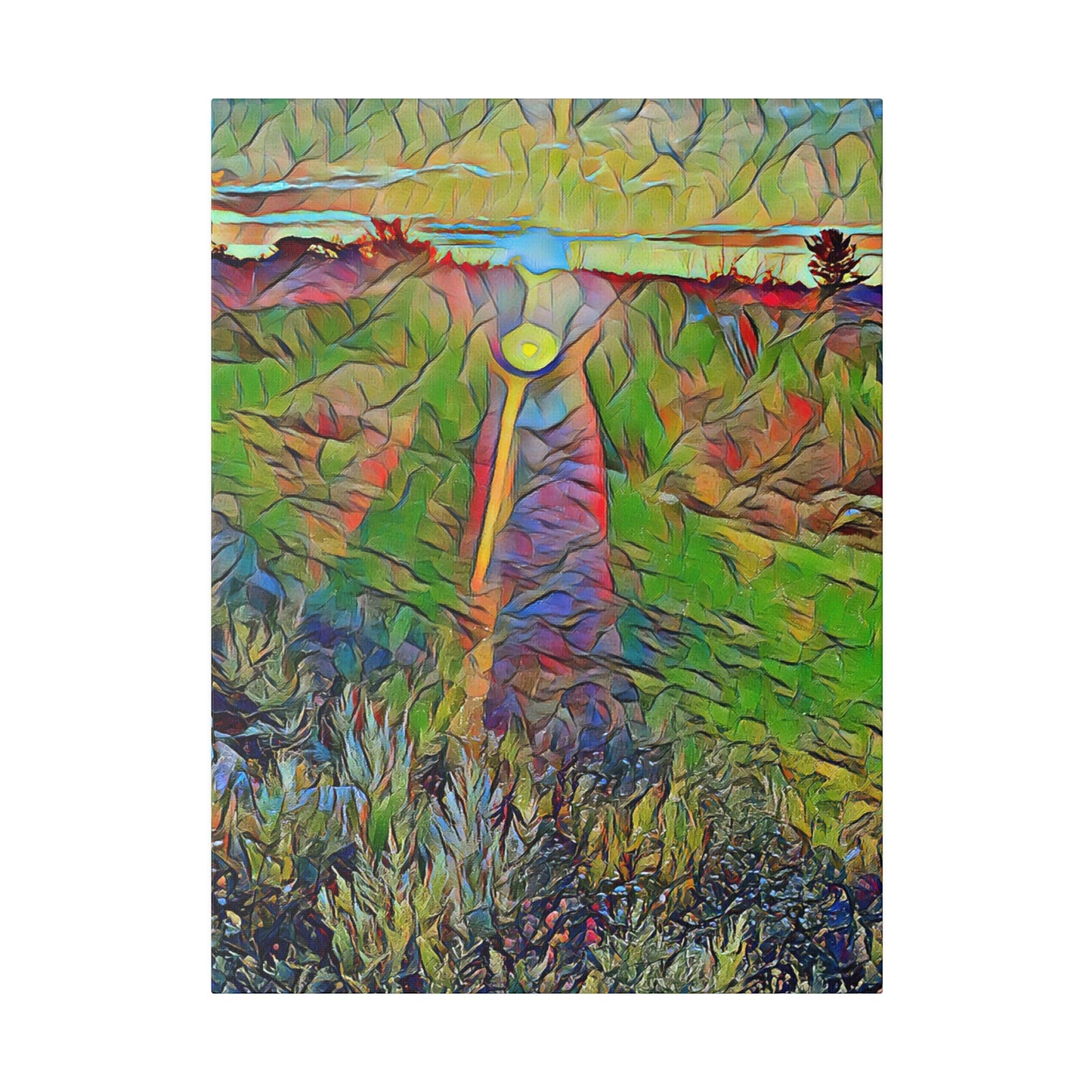 Canvas Print in Multiple Portrait Sizes from the Sunset Series at Intriguing Vistas