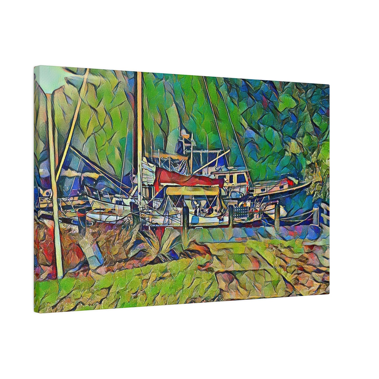 Canvas Print in Multiple Landscape Sizes from the Nautical Series at Intriguing Vistas