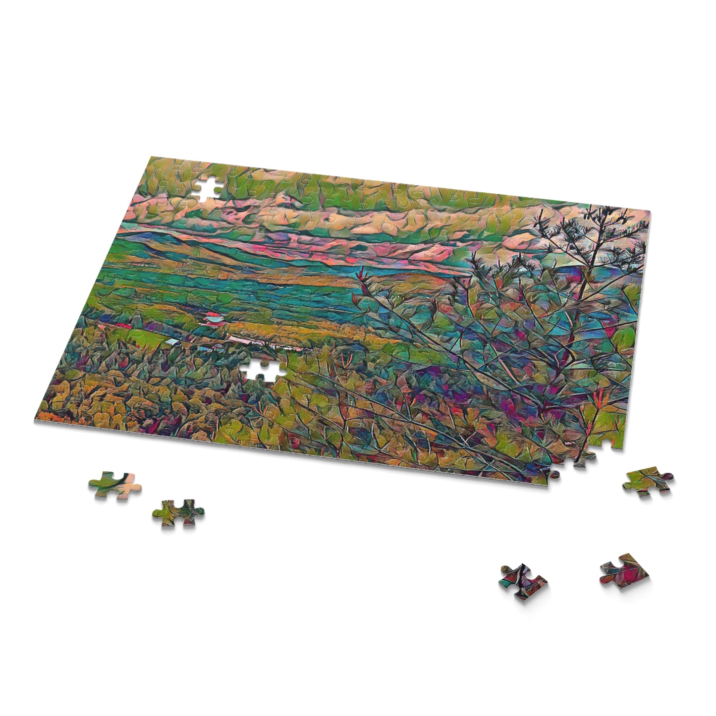 Custom Jigsaw Puzzle Available in Three Sizes from the Scenery Series at Intriguing Vistas