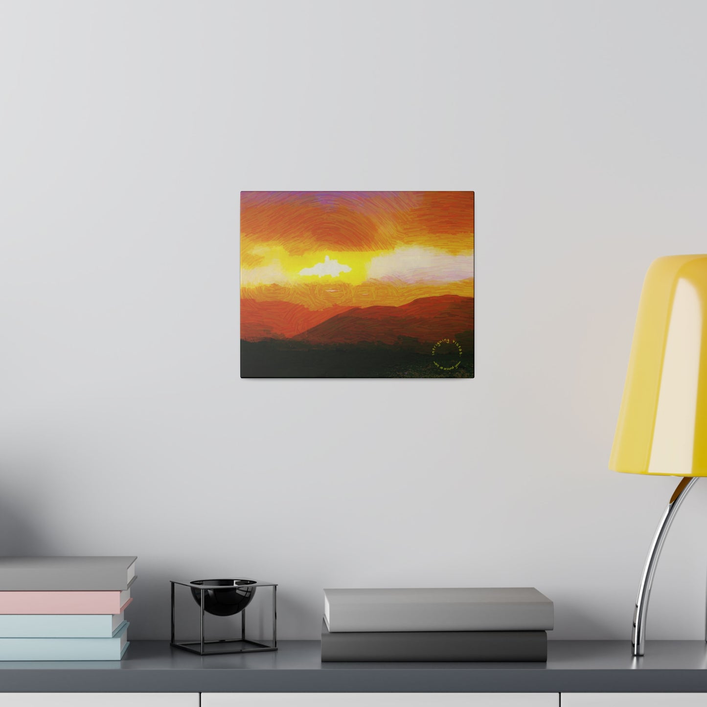 Intriguing Vistas™ Sunset Series Matte Canvas Print in 12 Landscape Sizes!!