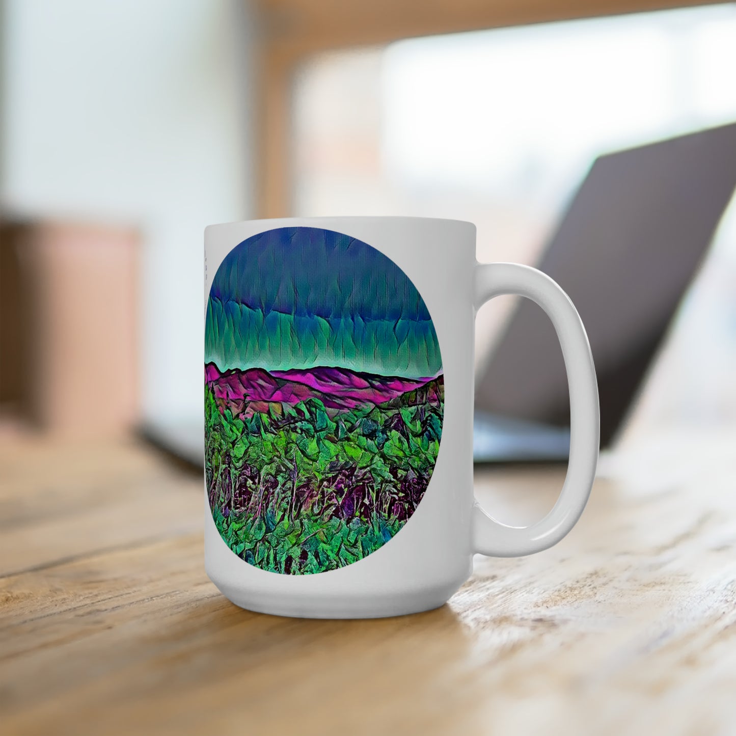 Intriguing Vistas™ Scenery Series Image Ceramic Mug 15oz