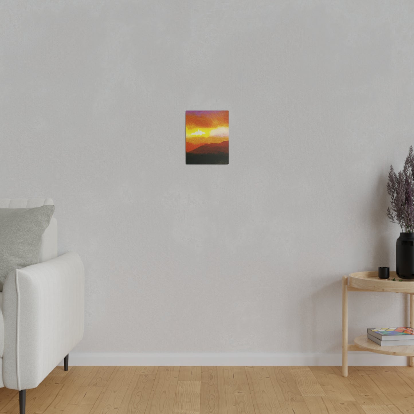 Canvas Art Print in Multiple Portrait Sizes from the Sunset Series at Intriguing Vistas