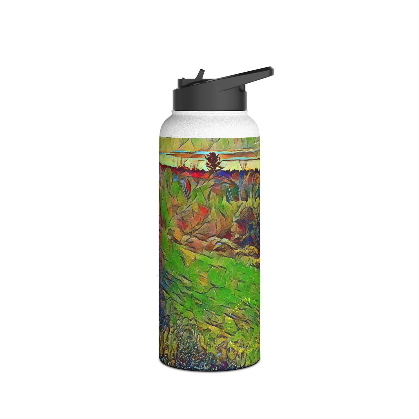 Intriguing Vistas™ Sunset Series Stainless Steel Water Bottle, Standard Lid