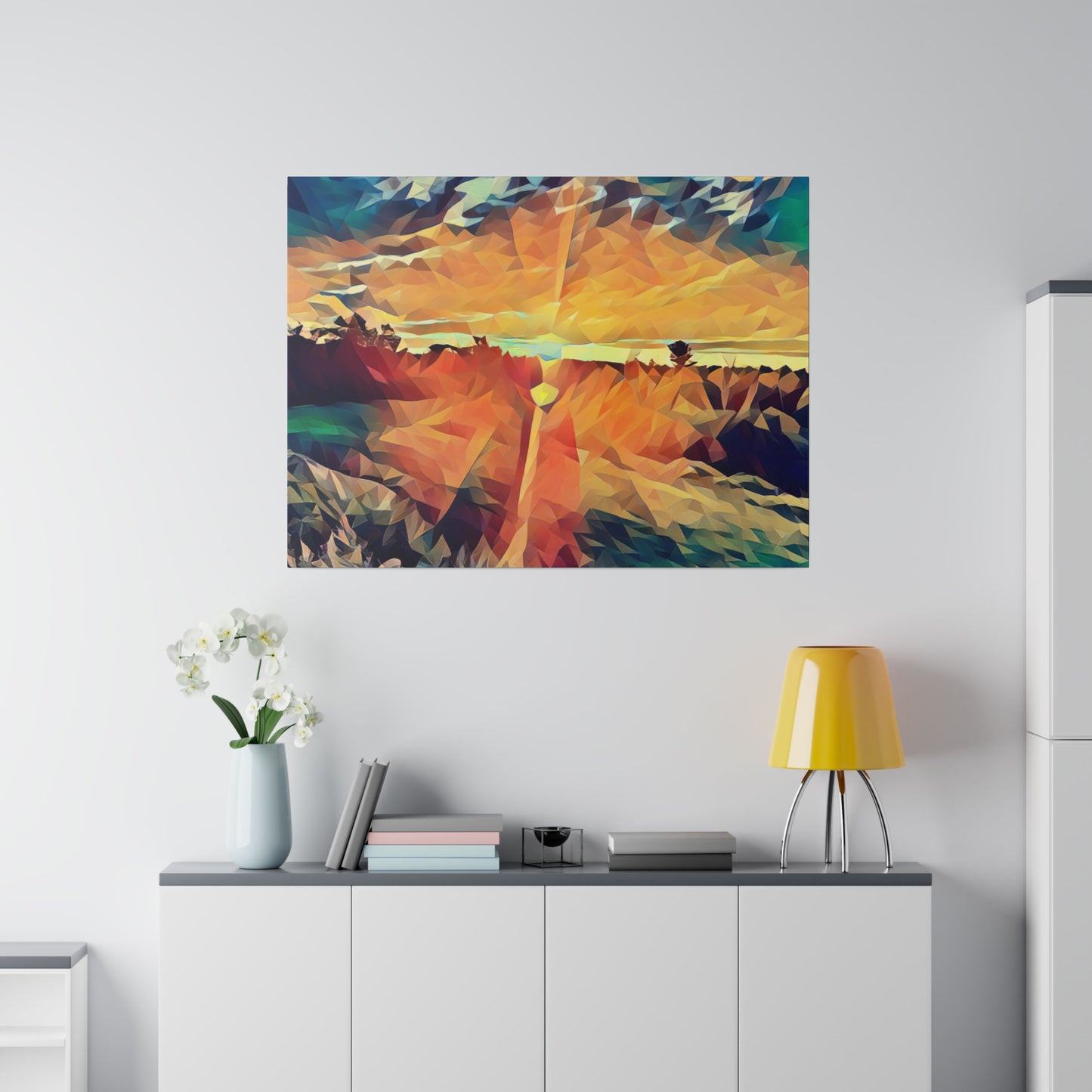 Canvas Art Print in Multiple Landscape Sizes from the Sunset Series at Intriguing Vistas