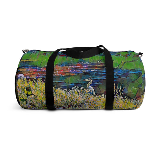 Custom Duffel Bag available in two sizes from the Wildlife Series at Intriguing Vistas