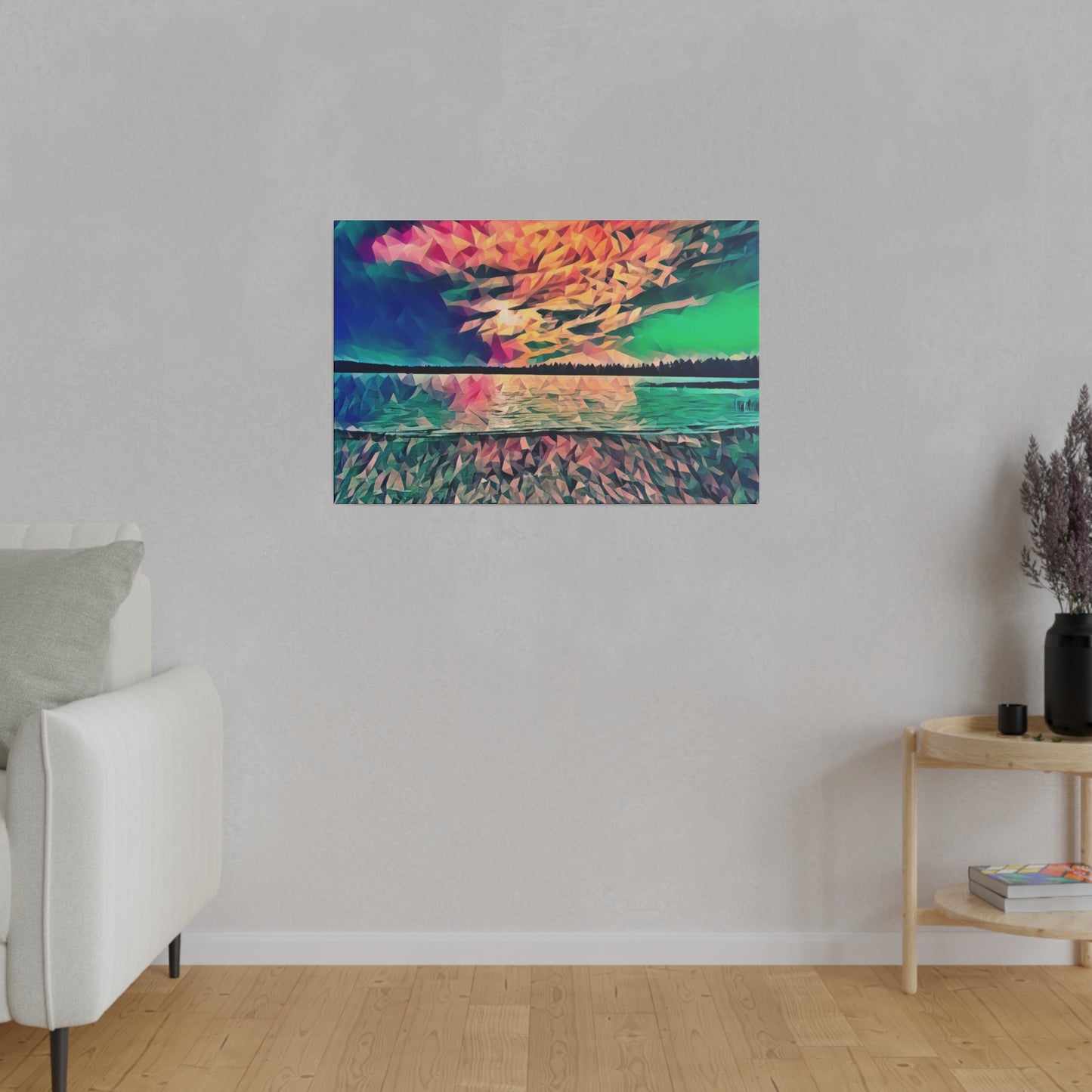 Canvas Art Print in Multiple Landscape Sizes from the Sunset Series at Intriguing Vistas