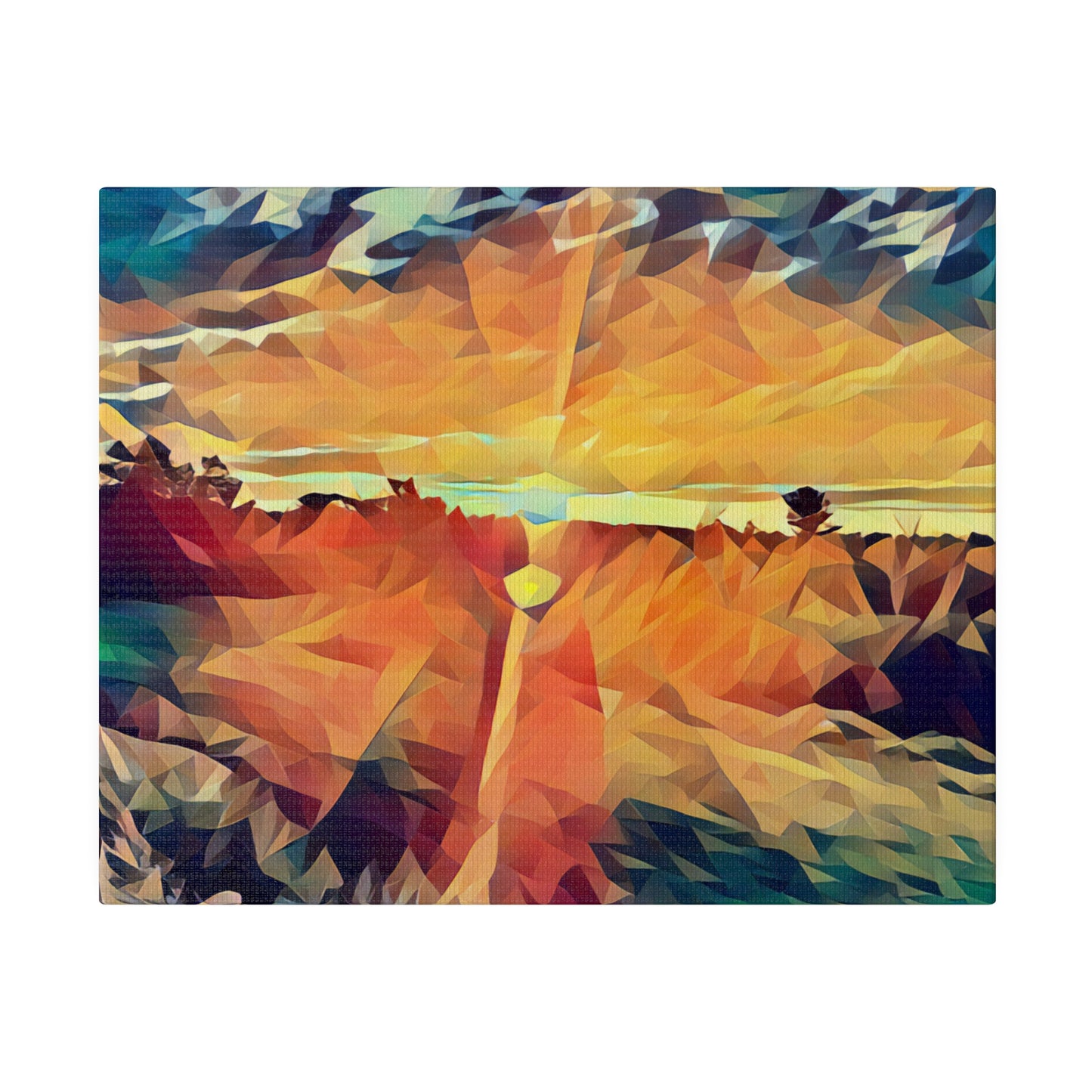 Canvas Art Print in Multiple Landscape Sizes from the Sunset Series at Intriguing Vistas