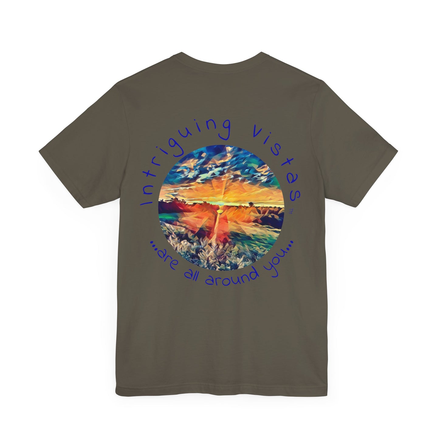 Intriguing Vistas™ Sunset Series Unisex Jersey Short Sleeve Tee