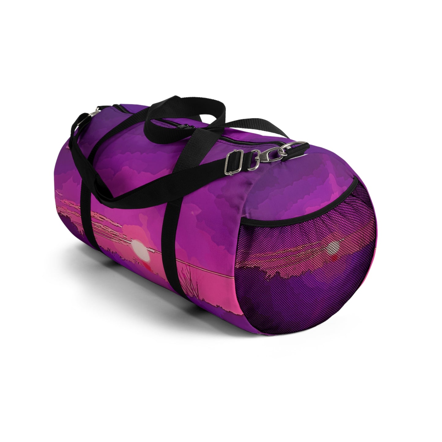 Custom Duffel Bag available in two sizes from the Sunset Series at Intriguing Vistas