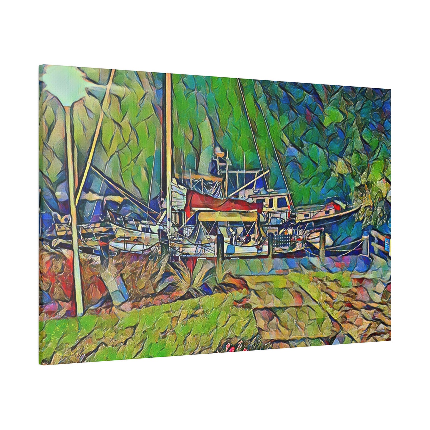 Intriguing Vistas™ Nautical Series Matte Canvas Print in 12 Landscape Sizes!!