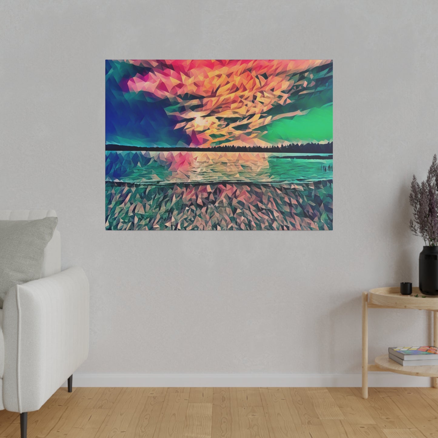 Canvas Art Print in Multiple Landscape Sizes from the Sunset Series at Intriguing Vistas