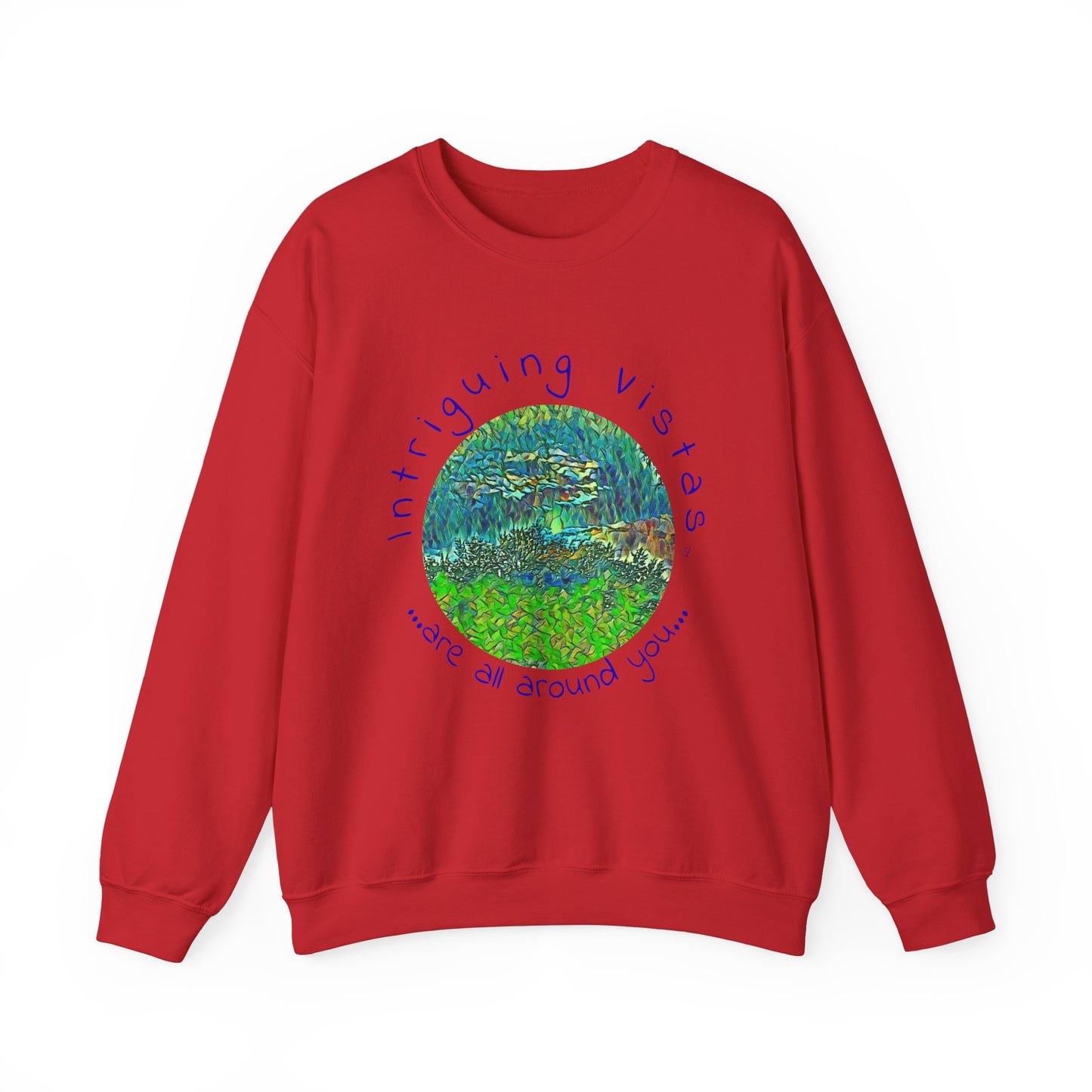 Gildan 18000 Unisex Adult Heavy Blend Crewneck Sweatshirt from the Night Sky Series at Intriguing Vistas