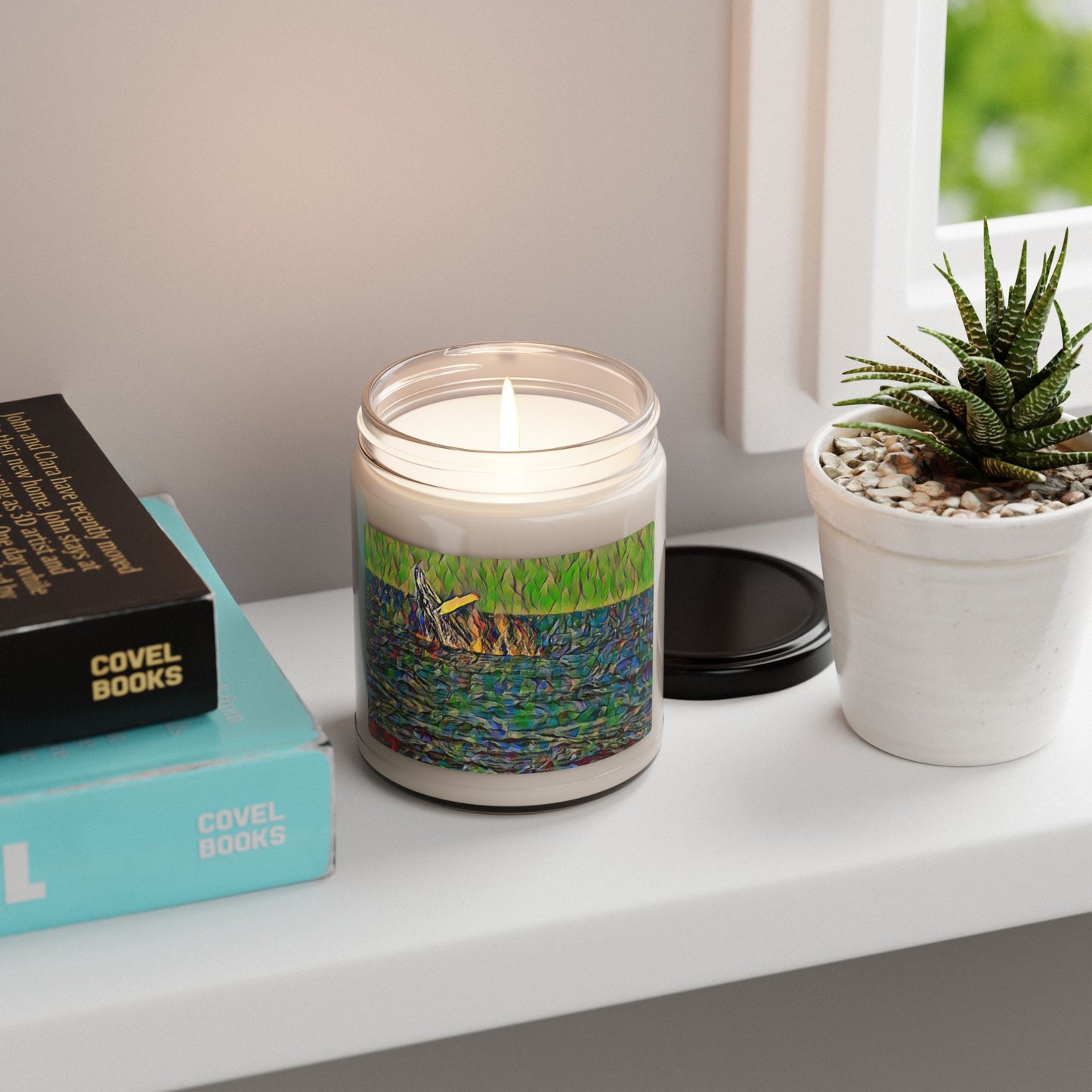 Custom Printed Candle available in five scents from the Wildlife Series at Intriguing Vistas