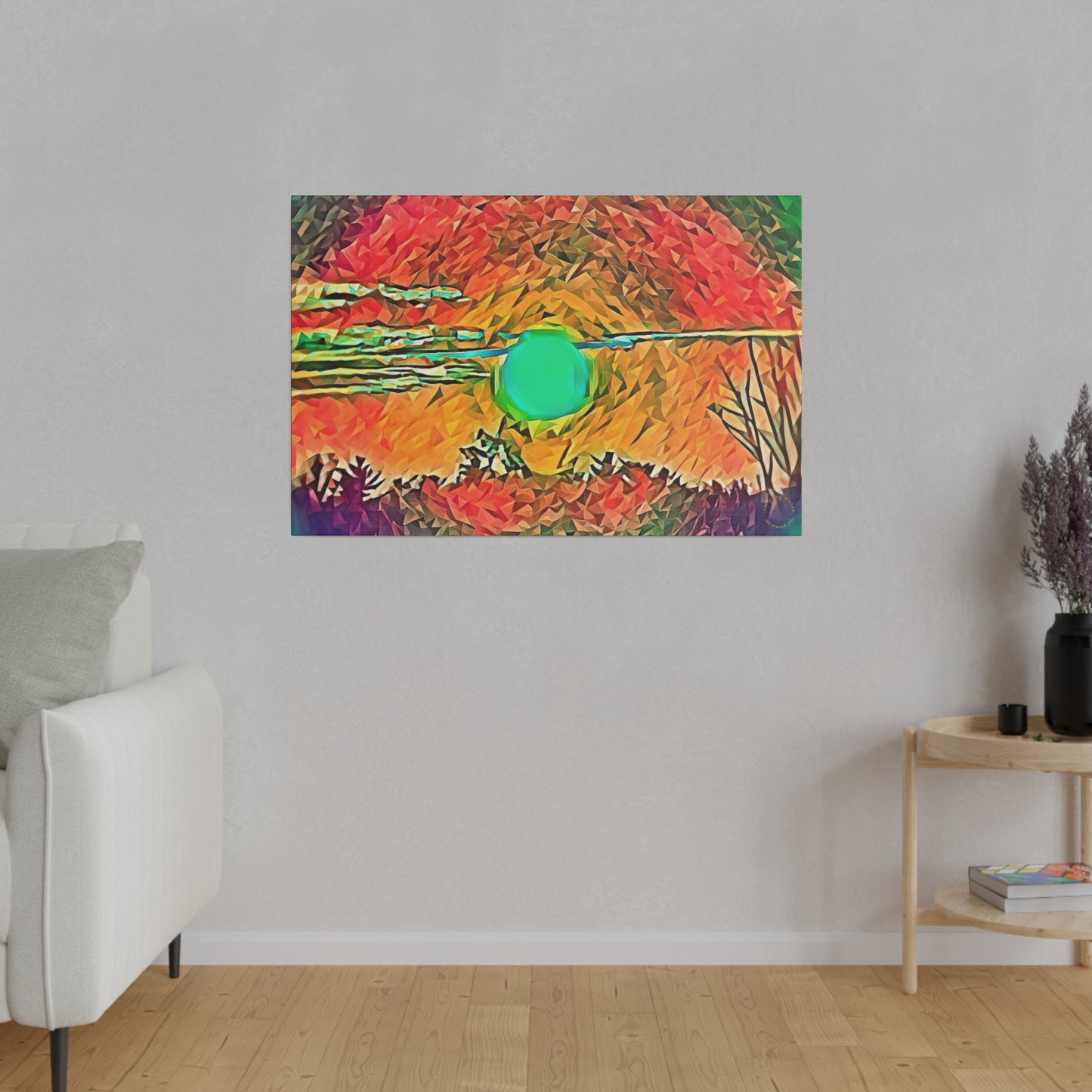 Intriguing Vistas™ Sunset Series Matte Canvas Print in 12 Landscape Sizes!!