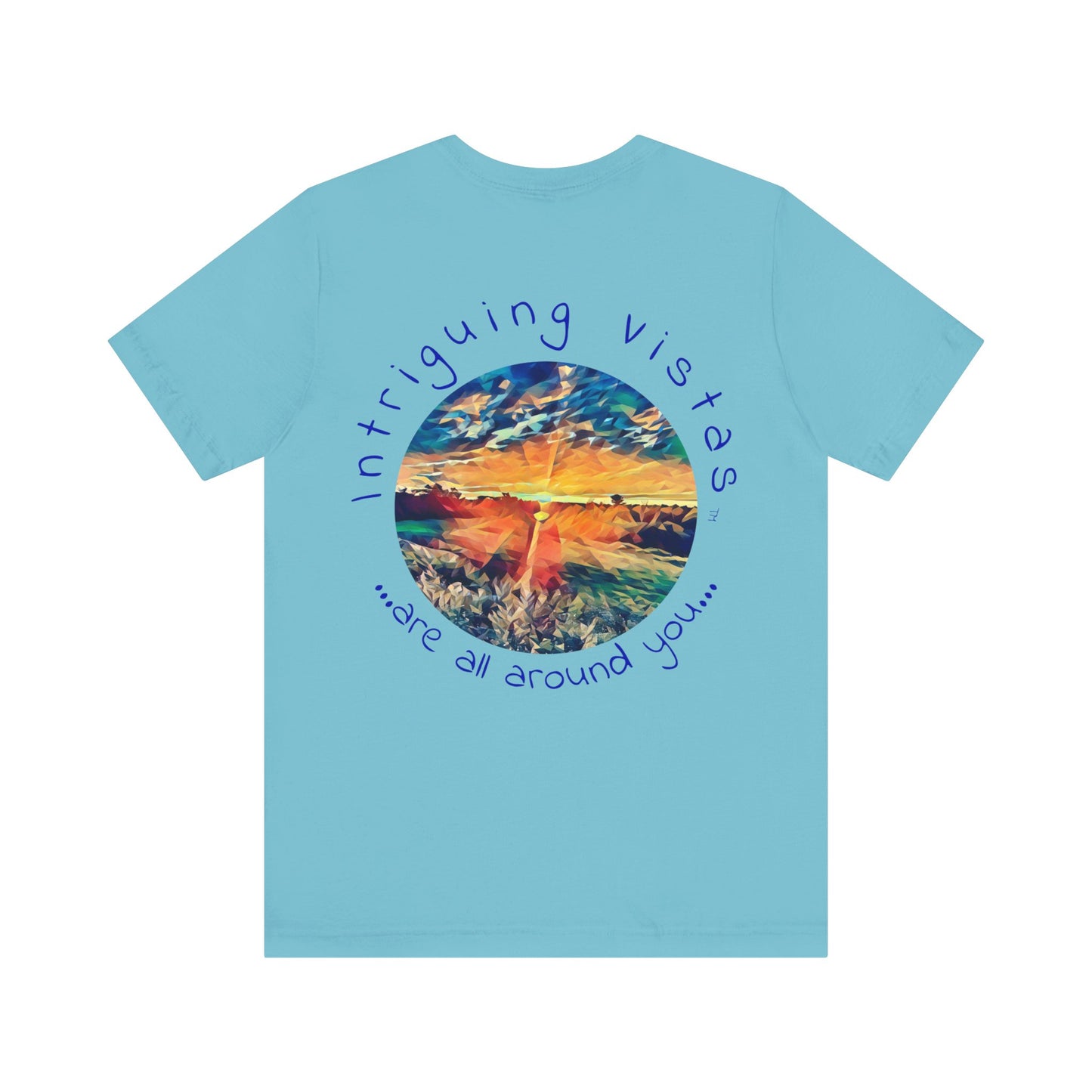 Intriguing Vistas™ Sunset Series Unisex Jersey Short Sleeve Tee