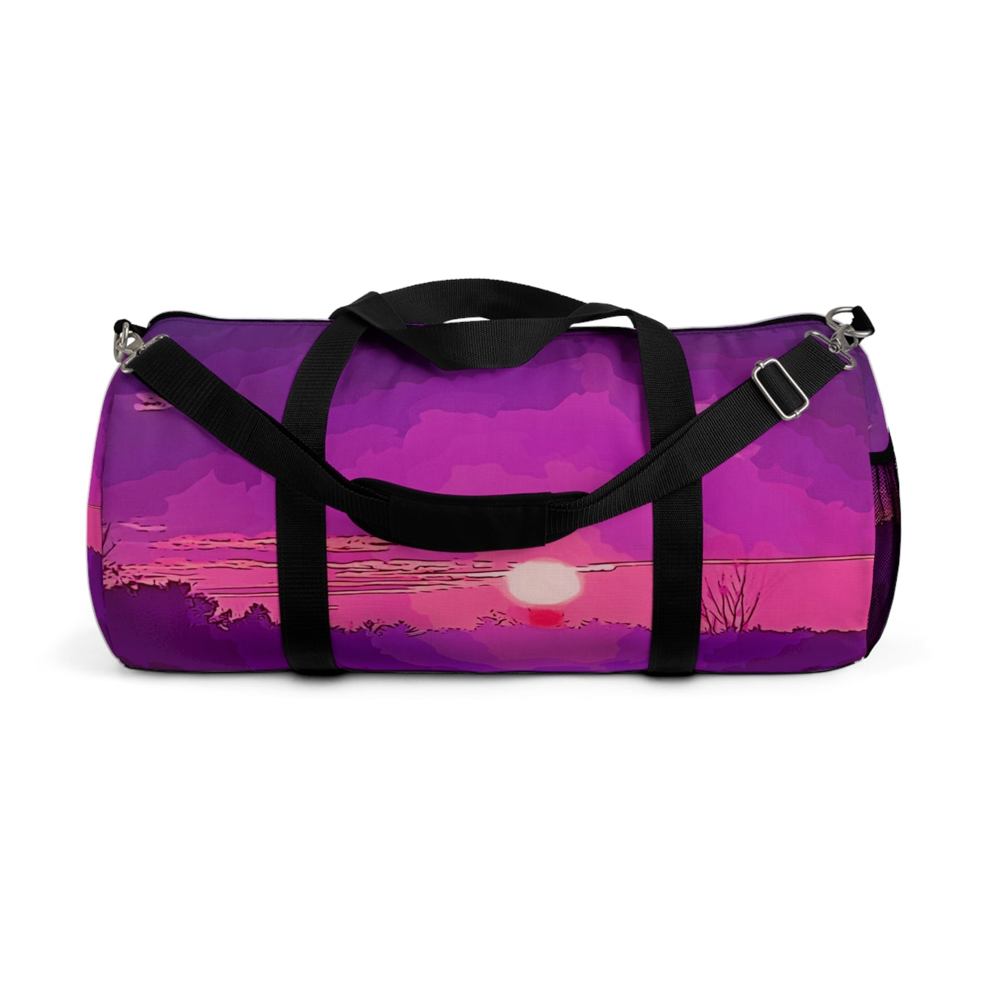 Custom Duffel Bag available in two sizes from the Sunset Series at Intriguing Vistas