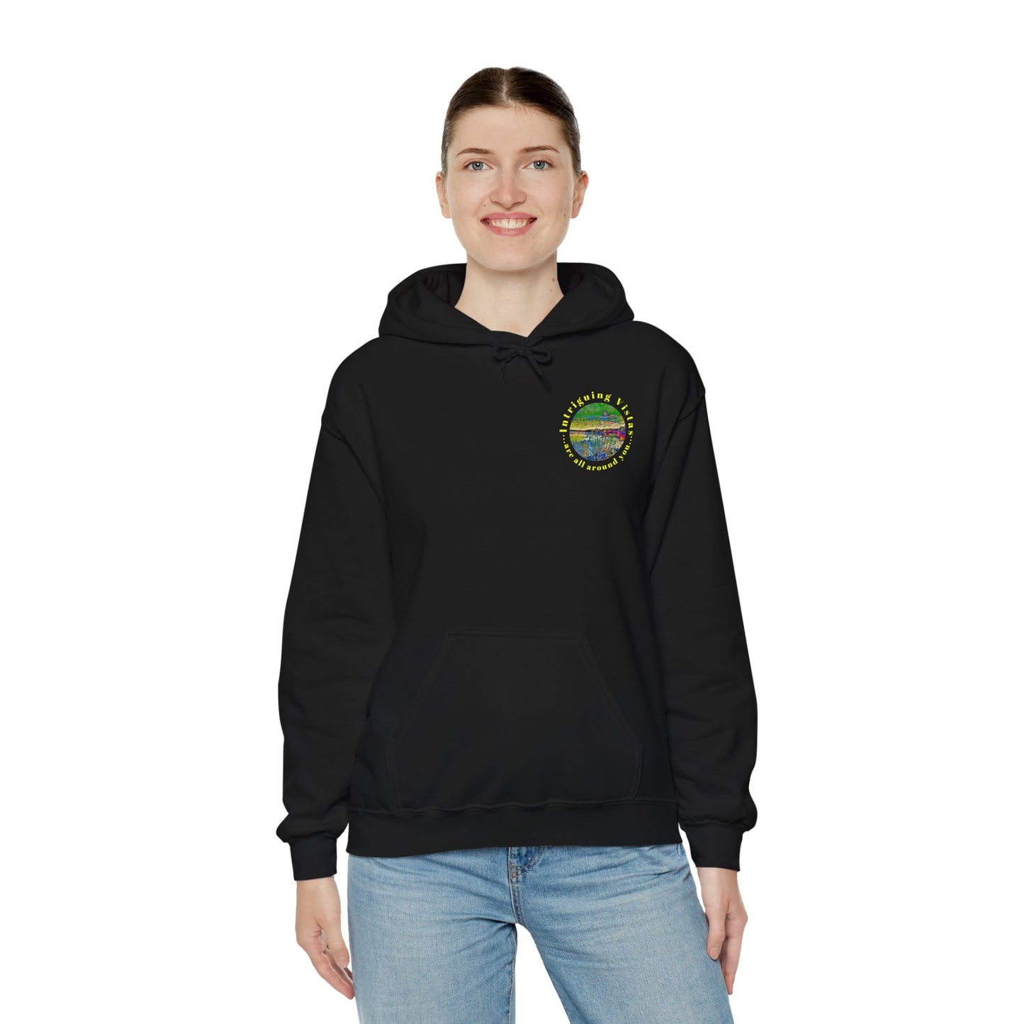 Gildan 18500 Unisex Adult Heavy Blend Crewneck Hooded Sweatshirt from the Scenery Series at Intriguing Vistas