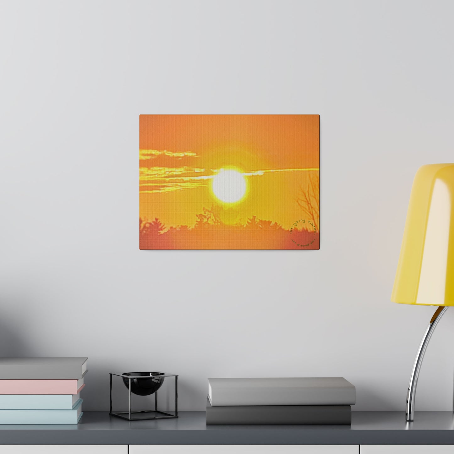 Intriguing Vistas™ Sunset Series Matte Canvas Print in 12 Landscape Sizes!!