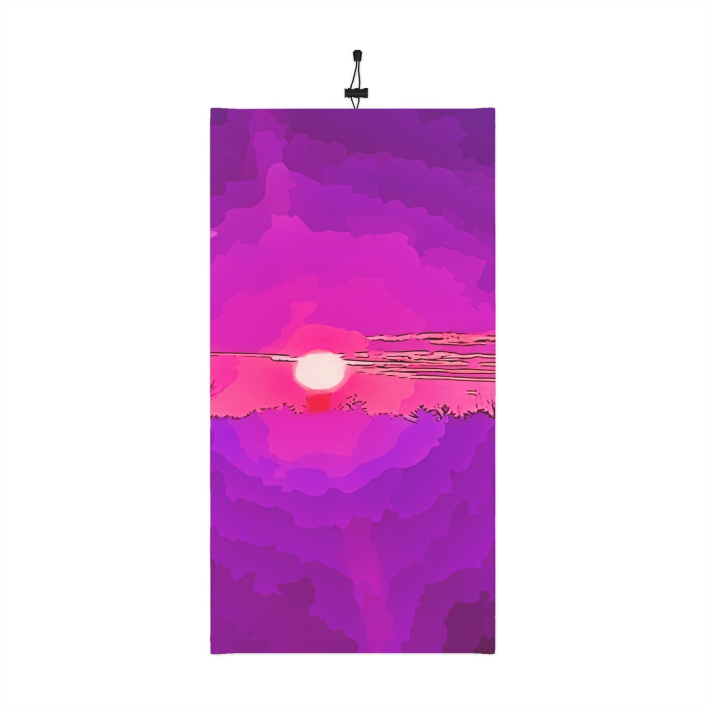 Custom Unisex Adult Winter Neck Gaiter With Drawstring From The Sunset Series At Intriguing Vistas