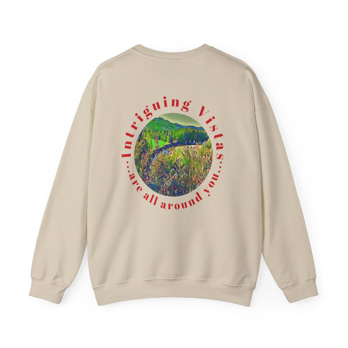 Gildan 18000 Unisex Adult Heavy Blend Crewneck Sweatshirt Available in Multiple Colors from the Scenery Series at Intriguing Vistas