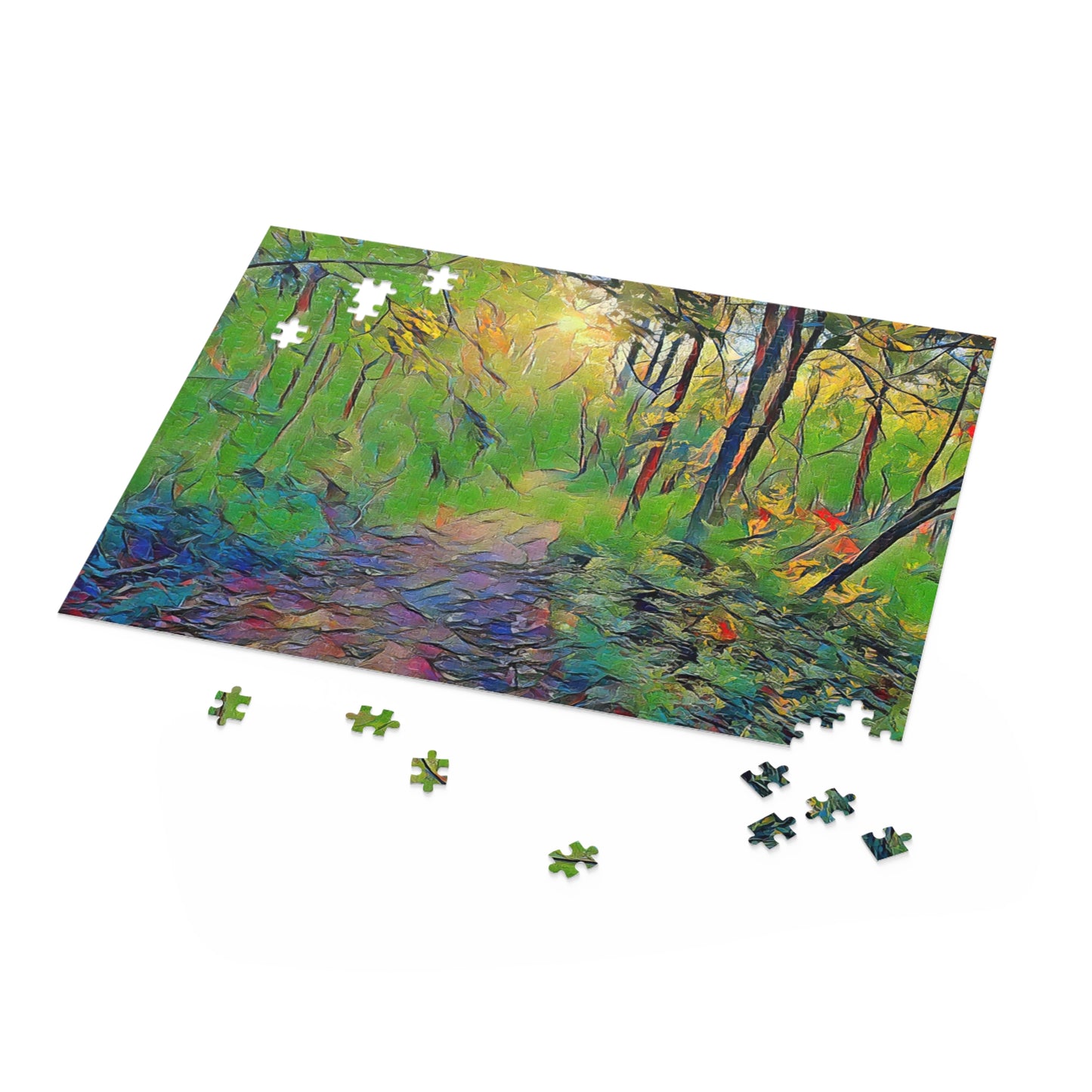 Custom Jigsaw Puzzle Available in Three Sizes from the Scenery Series at Intriguing Vistas