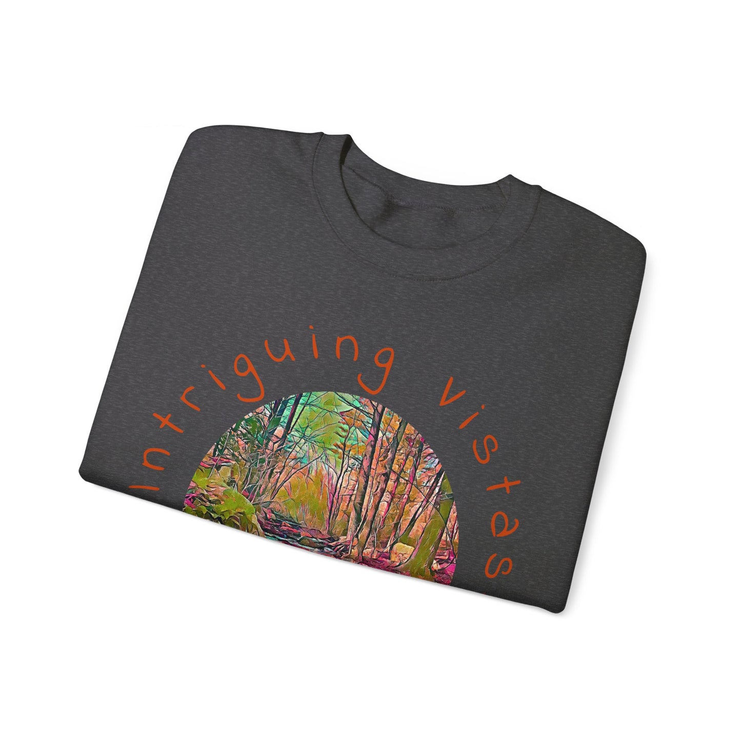 Intriguing Vistas™ Scenery Series Unisex Heavy Blend™ Crewneck Sweatshirt in 7 colors!