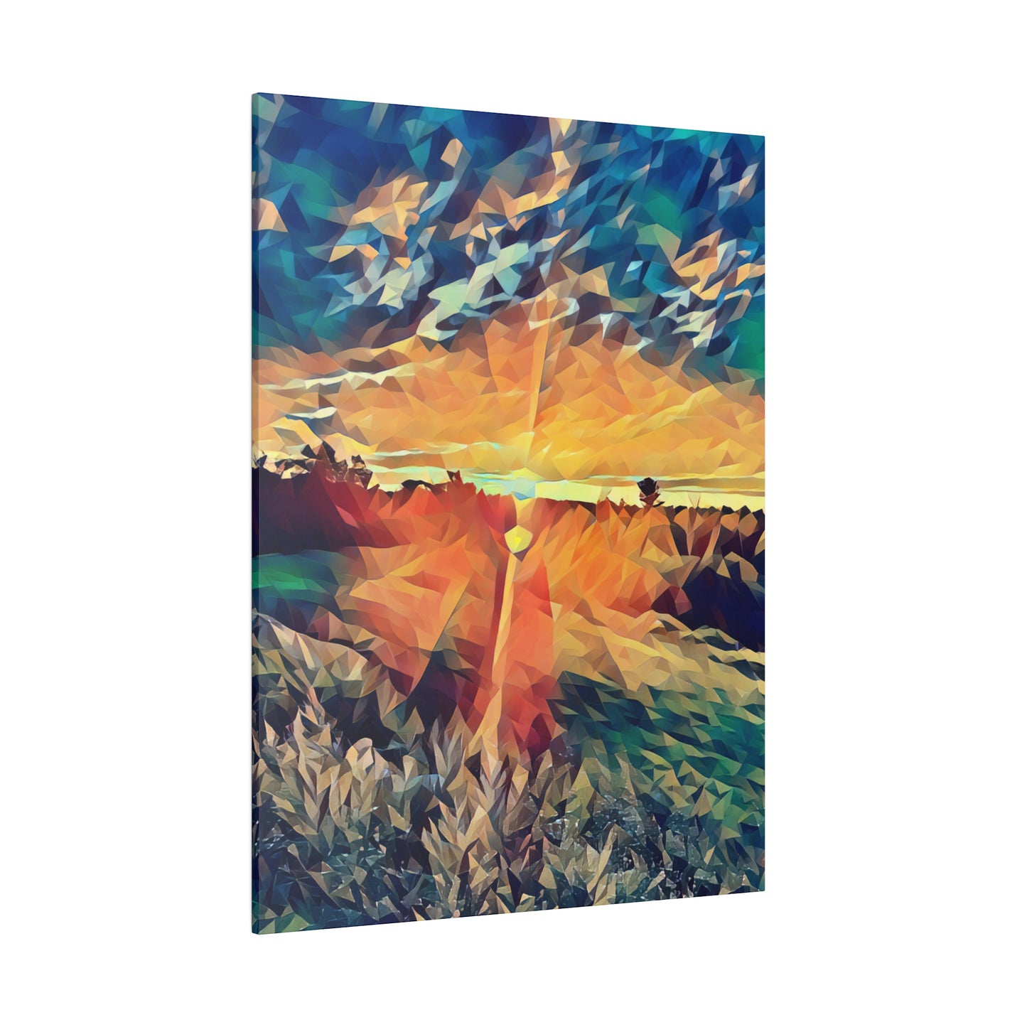 Canvas Print in Multiple Portrait Sizes from the Sunset Series at Intriguing Vistas