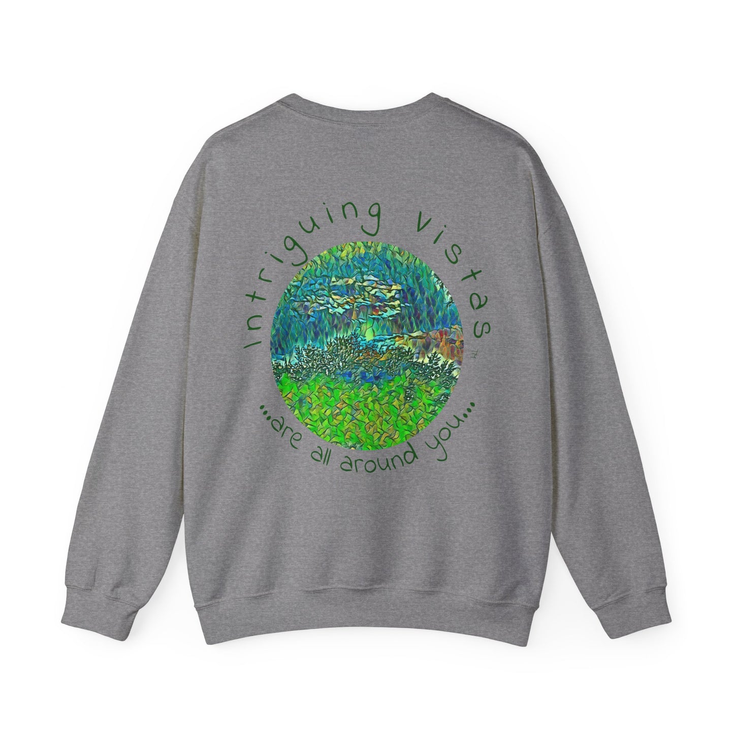 Intriguing Vistas™ Night Sky Series Unisex Heavy Blend™ Crewneck Sweatshirt in 7 colors!!