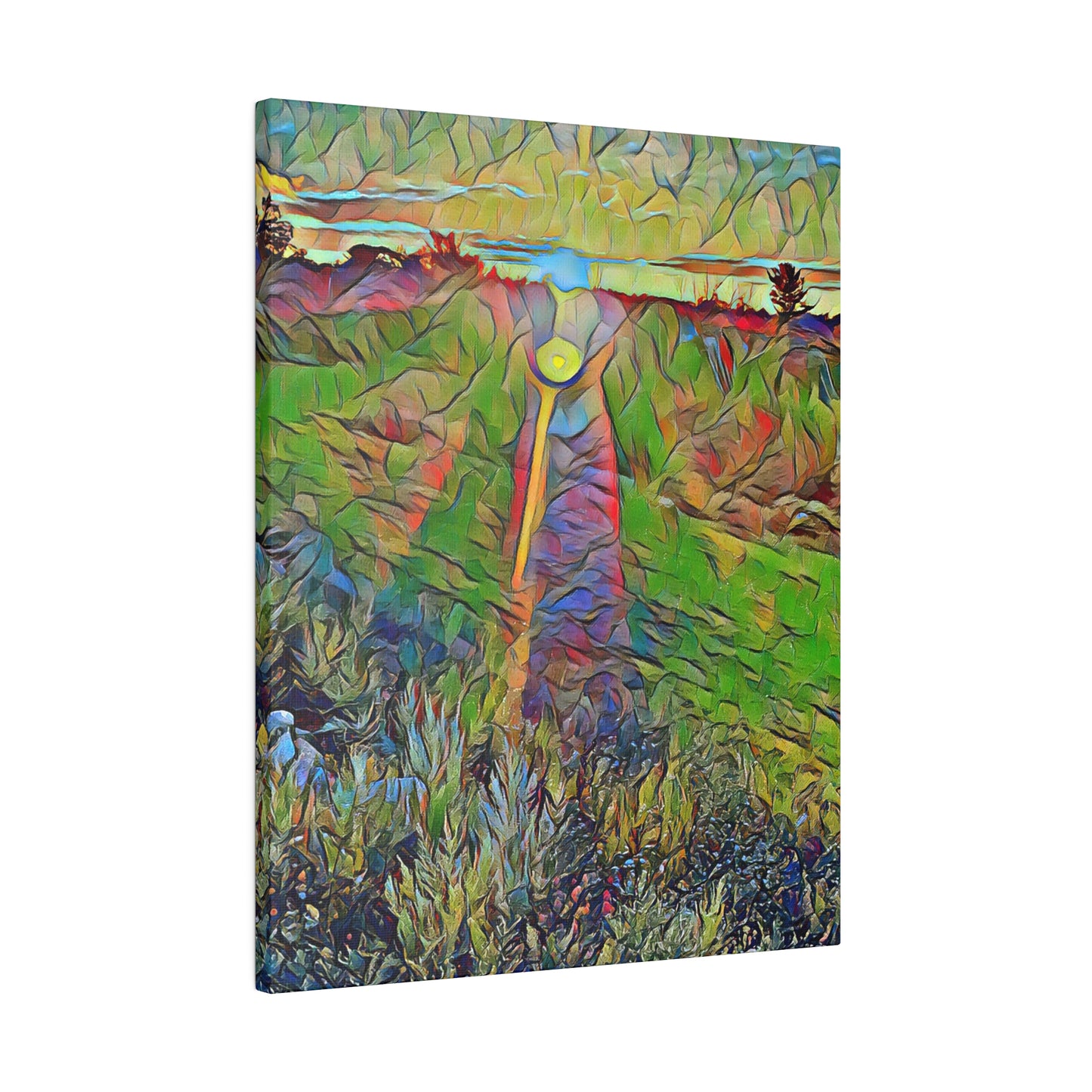 Canvas Print in Multiple Portrait Sizes from the Sunset Series at Intriguing Vistas