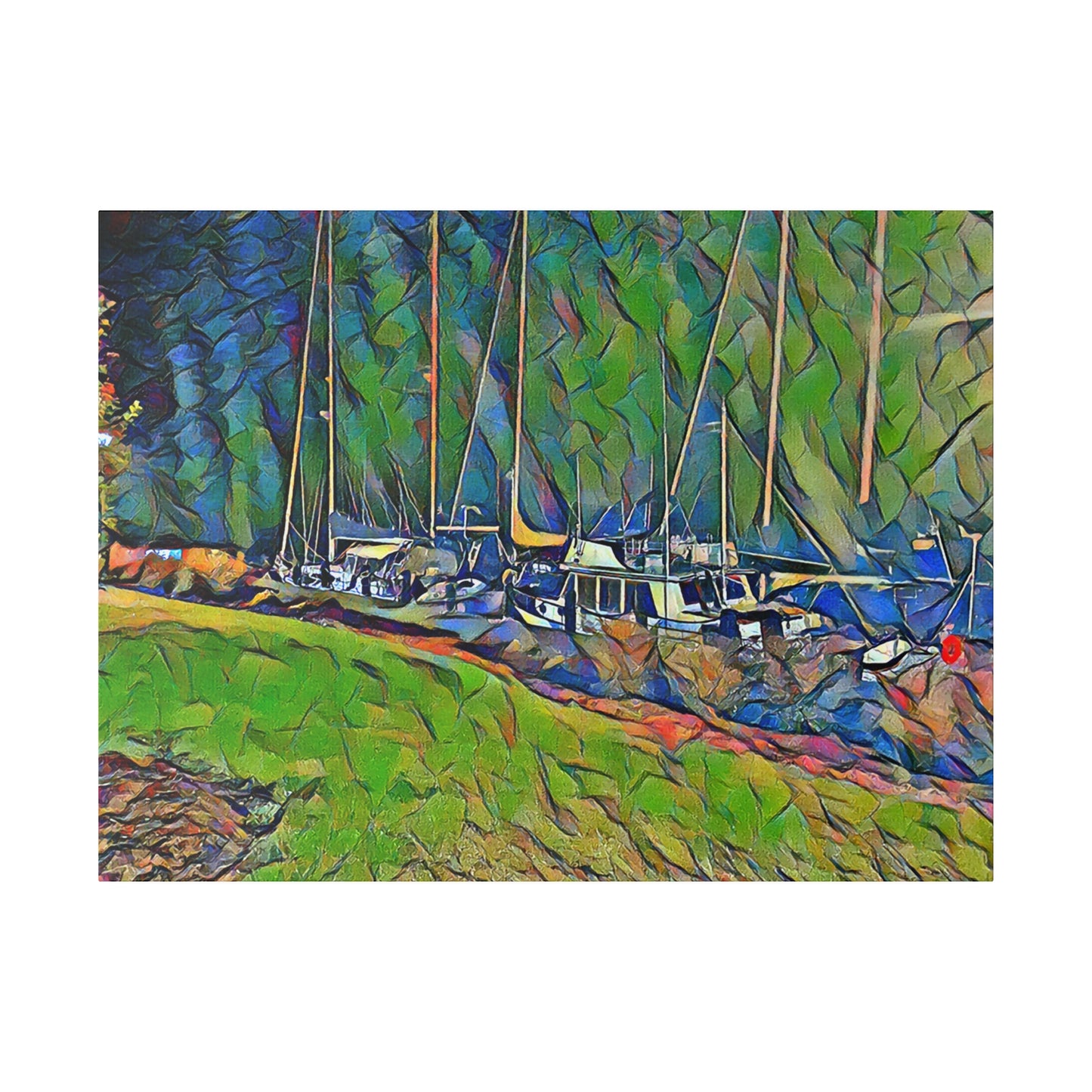 Canvas Art Print in Multiple Landscape Sizes from the Nautical Series at Intriguing Vistas