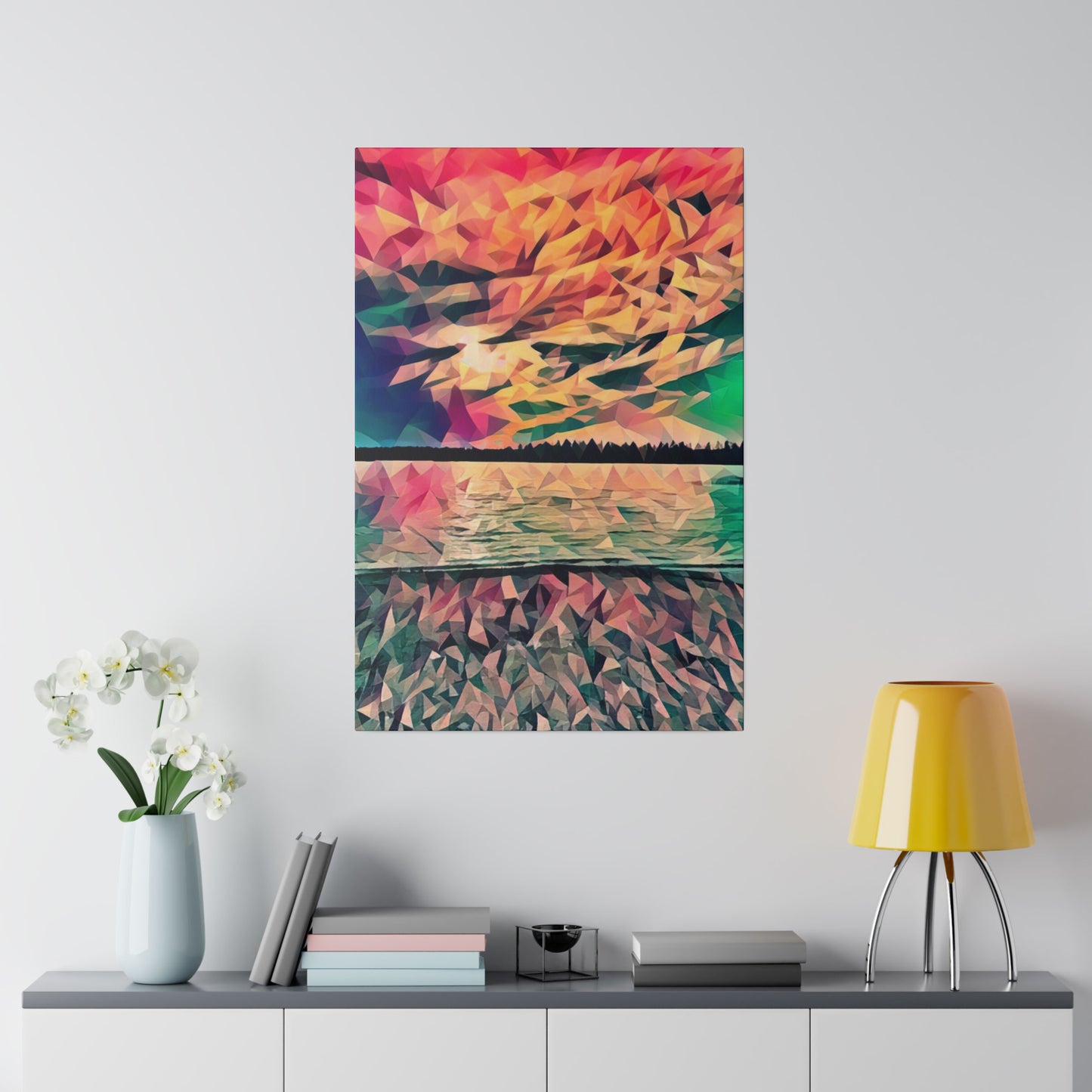 Canvas Print in Multiple Portrait Sizes from the Sunset Series at Intriguing Vistas