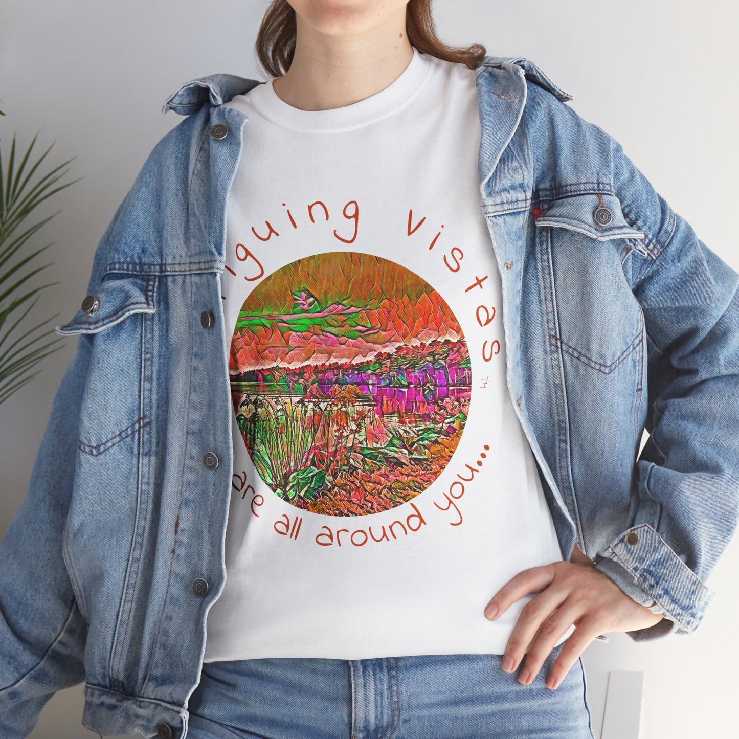 Intriguing Vistas™ Scenery Series Unisex Heavy Cotton Tee