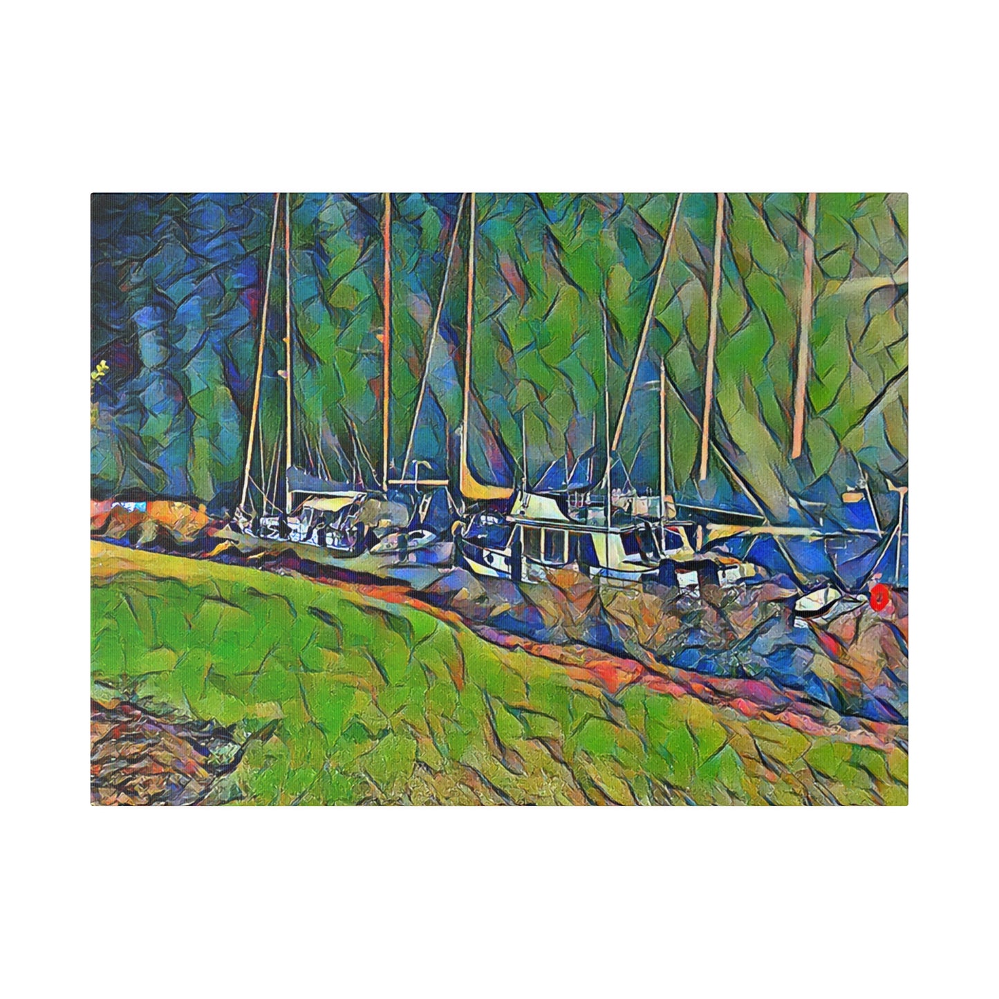 Canvas Art Print in Multiple Landscape Sizes from the Nautical Series at Intriguing Vistas