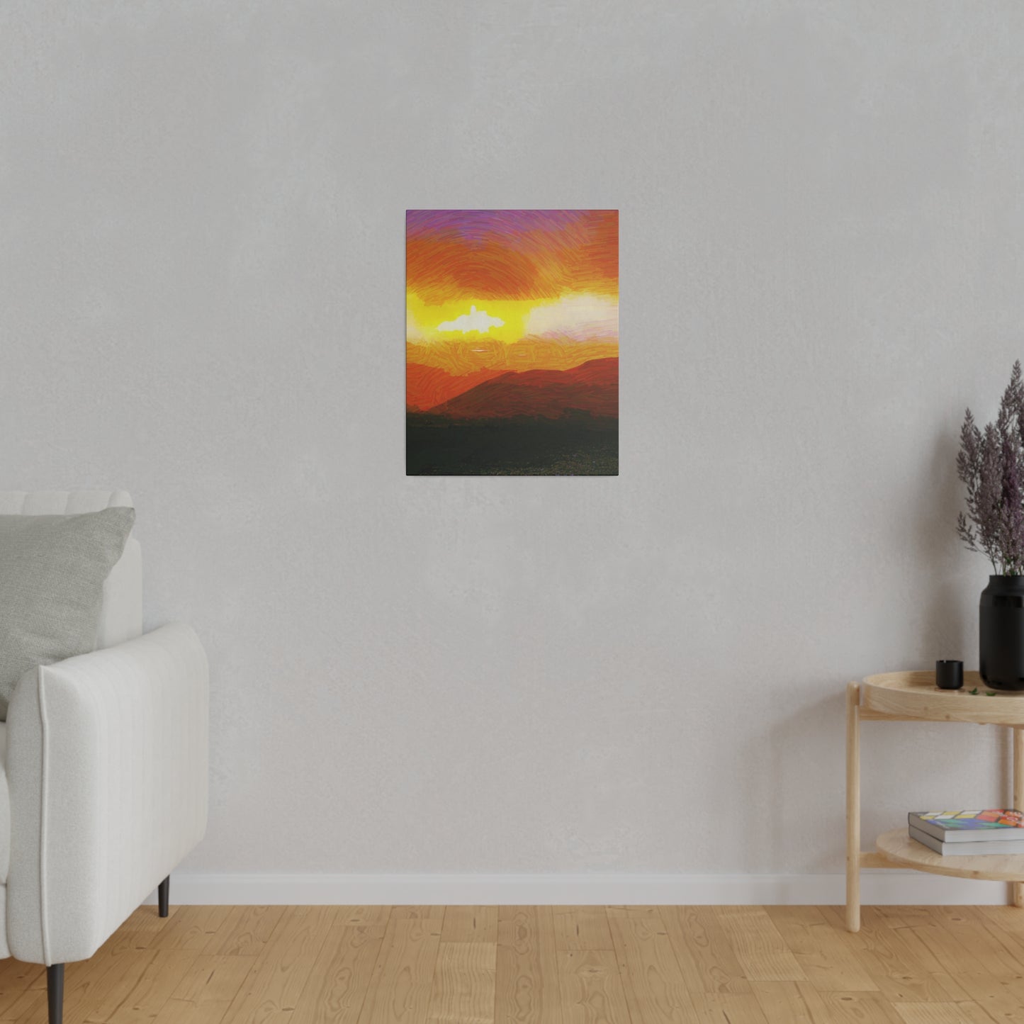 Canvas Art Print in Multiple Portrait Sizes from the Sunset Series at Intriguing Vistas