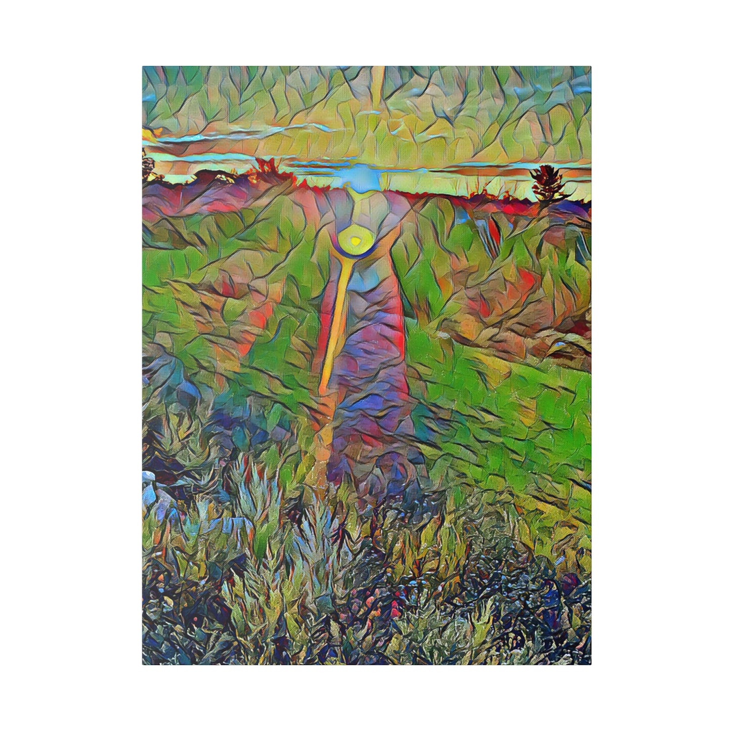 Canvas Print in Multiple Portrait Sizes from the Sunset Series at Intriguing Vistas