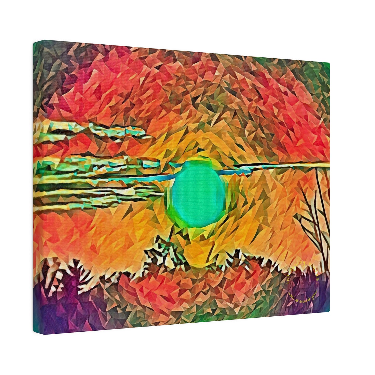 Intriguing Vistas™ Sunset Series Matte Canvas Print in 12 Landscape Sizes!!