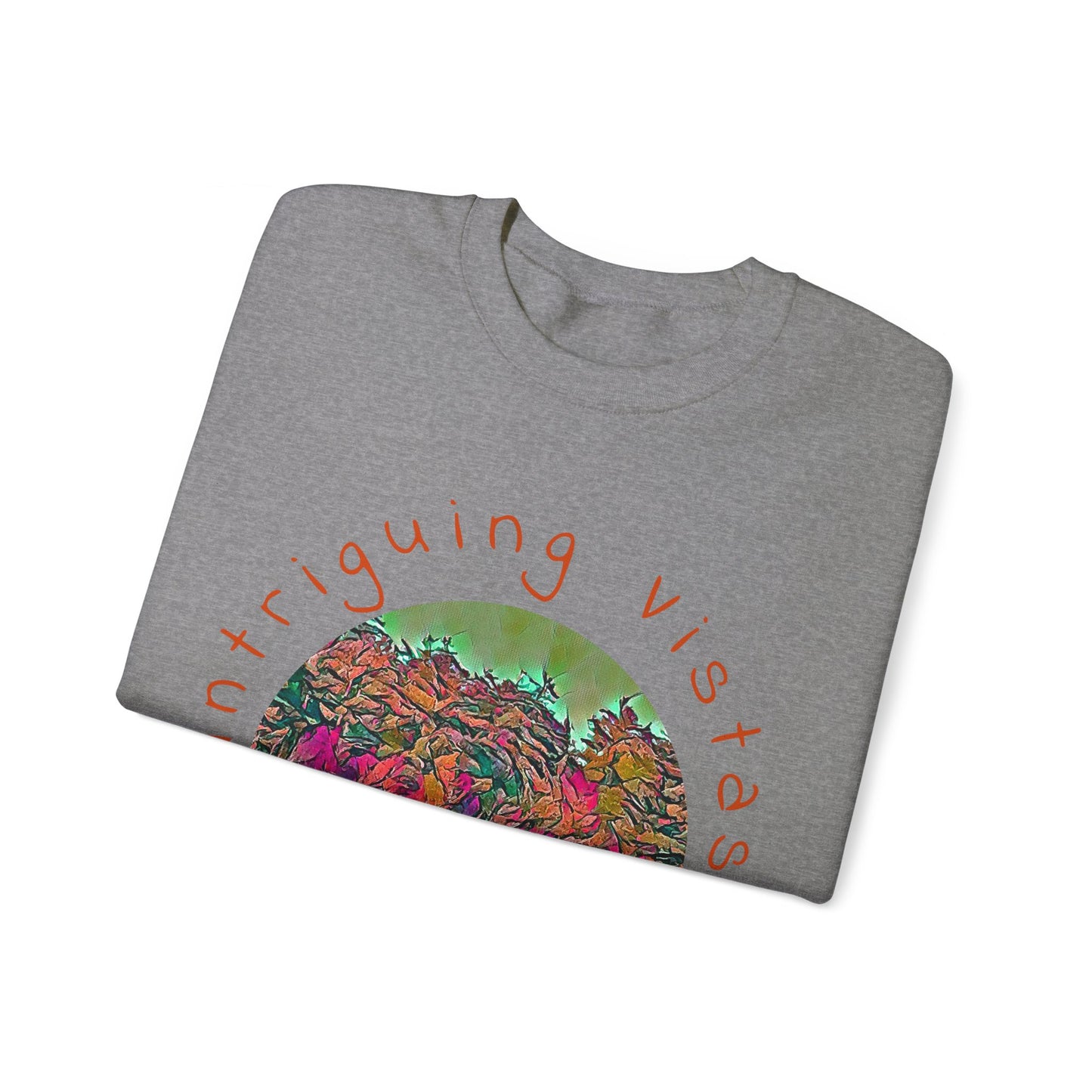 Intriguing Vistas™ Scenery Series Unisex Heavy Blend™ Crewneck Sweatshirt in 7 colors!