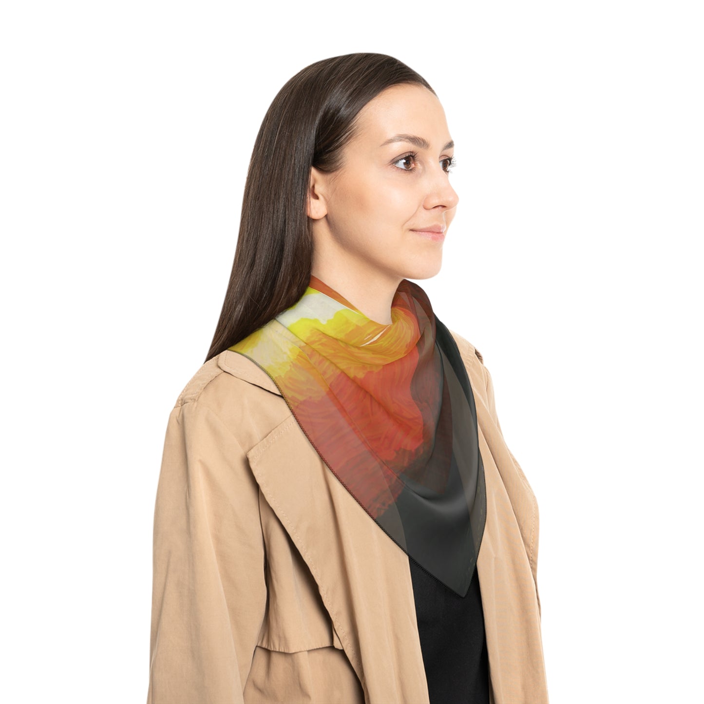 Custom Designed Scarf Available In Two Sizes From The Sunset Series at Intriguing Vistas