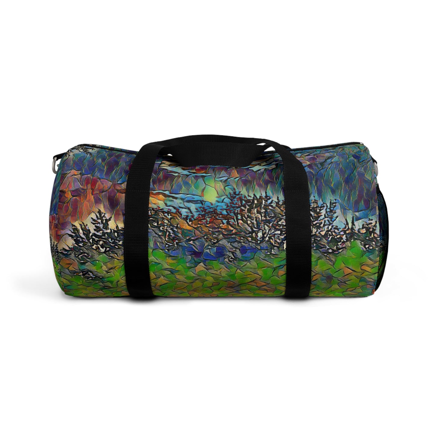 Custom Duffel Bag available in two sizes from the Night Sky Series at Intriguing Vistas