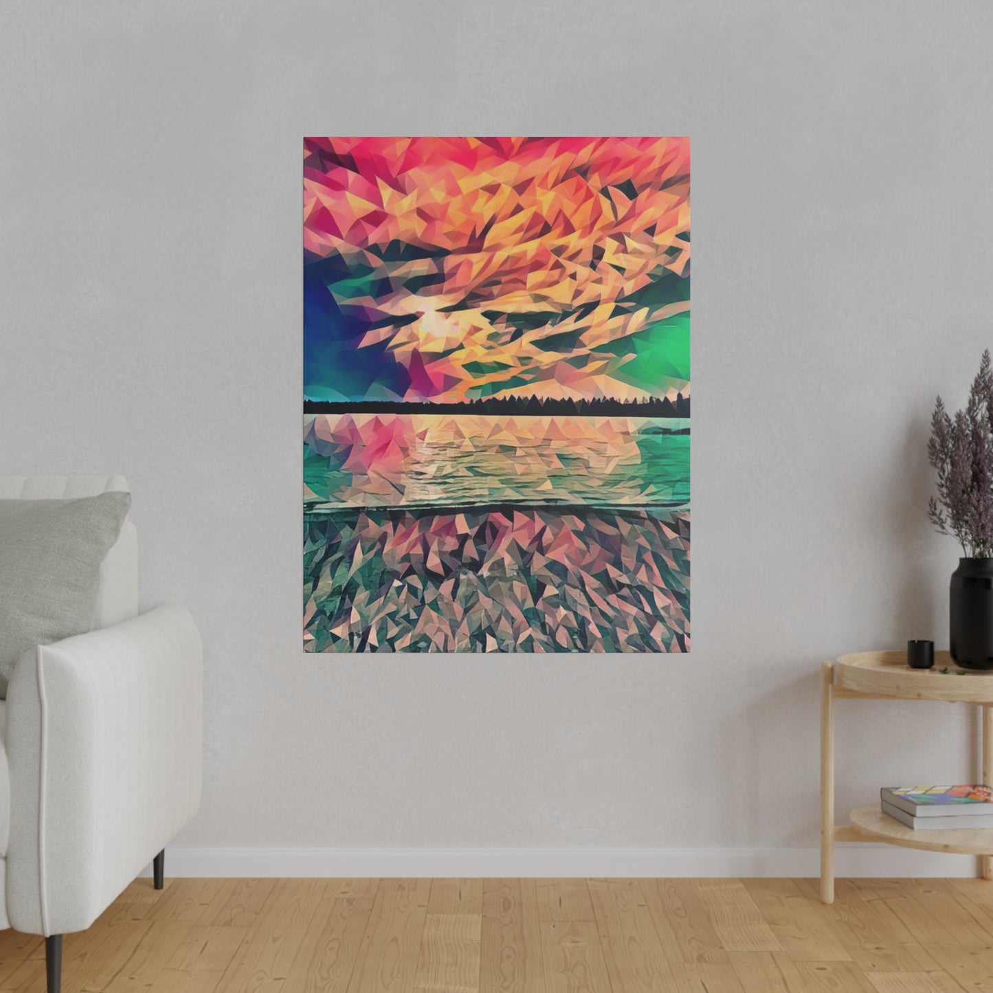 Canvas Print in Multiple Portrait Sizes from the Sunset Series at Intriguing Vistas