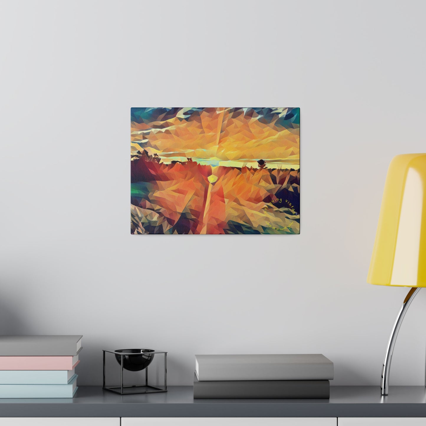 Intriguing Vistas™ Sunset Series Matte Canvas Print in 12 Horizontal Sizes!!