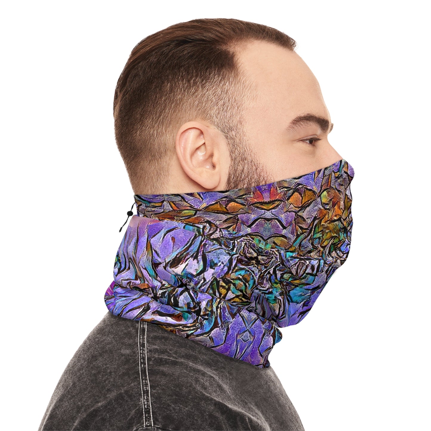 Intriguing Vistas™ Night Sky Series Winter Neck Gaiter With Drawstring