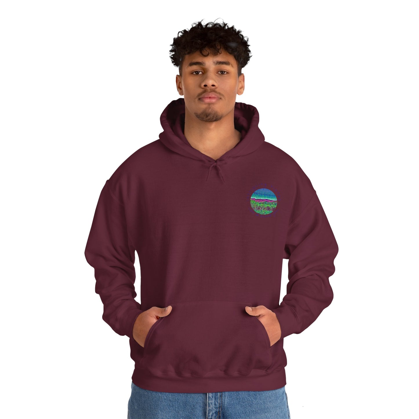 Intriguing Vistas™ Scenery Series Unisex Heavy Blend™ Hooded Sweatshirt