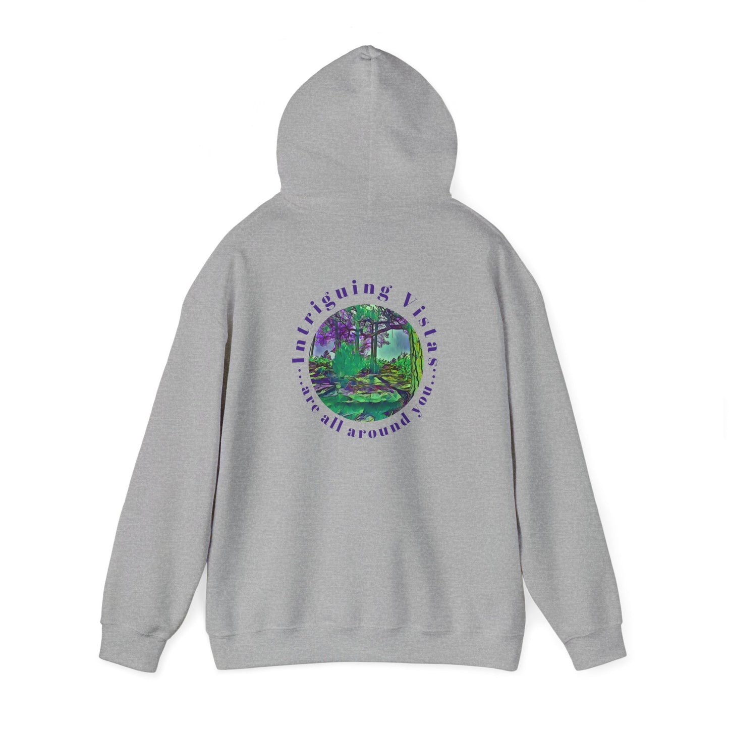 Gildan 18500 Unisex Adult Heavy Blend Crewneck Hooded Sweatshirt from the Scenery Series at Intriguing Vistas