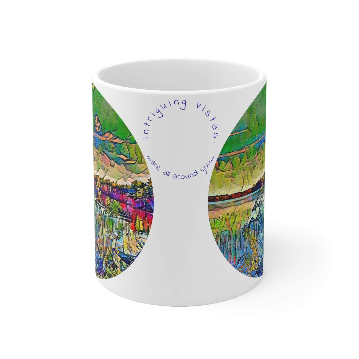 Intriguing Vistas™ Scenery Series Ceramic Mug 11oz