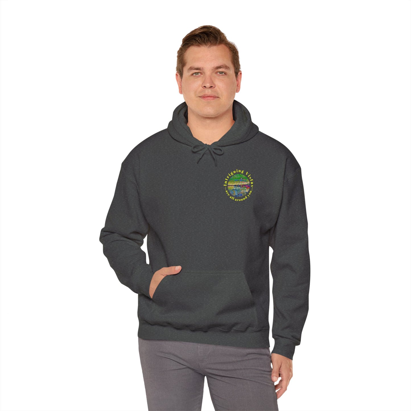 Gildan 18500 Unisex Adult Heavy Blend Crewneck Hooded Sweatshirt from the Scenery Series at Intriguing Vistas