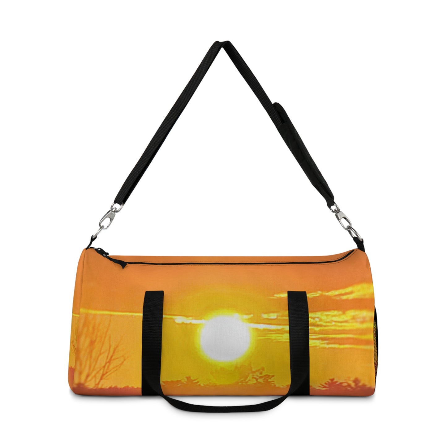 Custom Duffel Bag available in two sizes from the Sunset Series at Intriguing Vistas